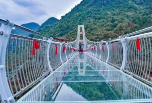 glass skywalk